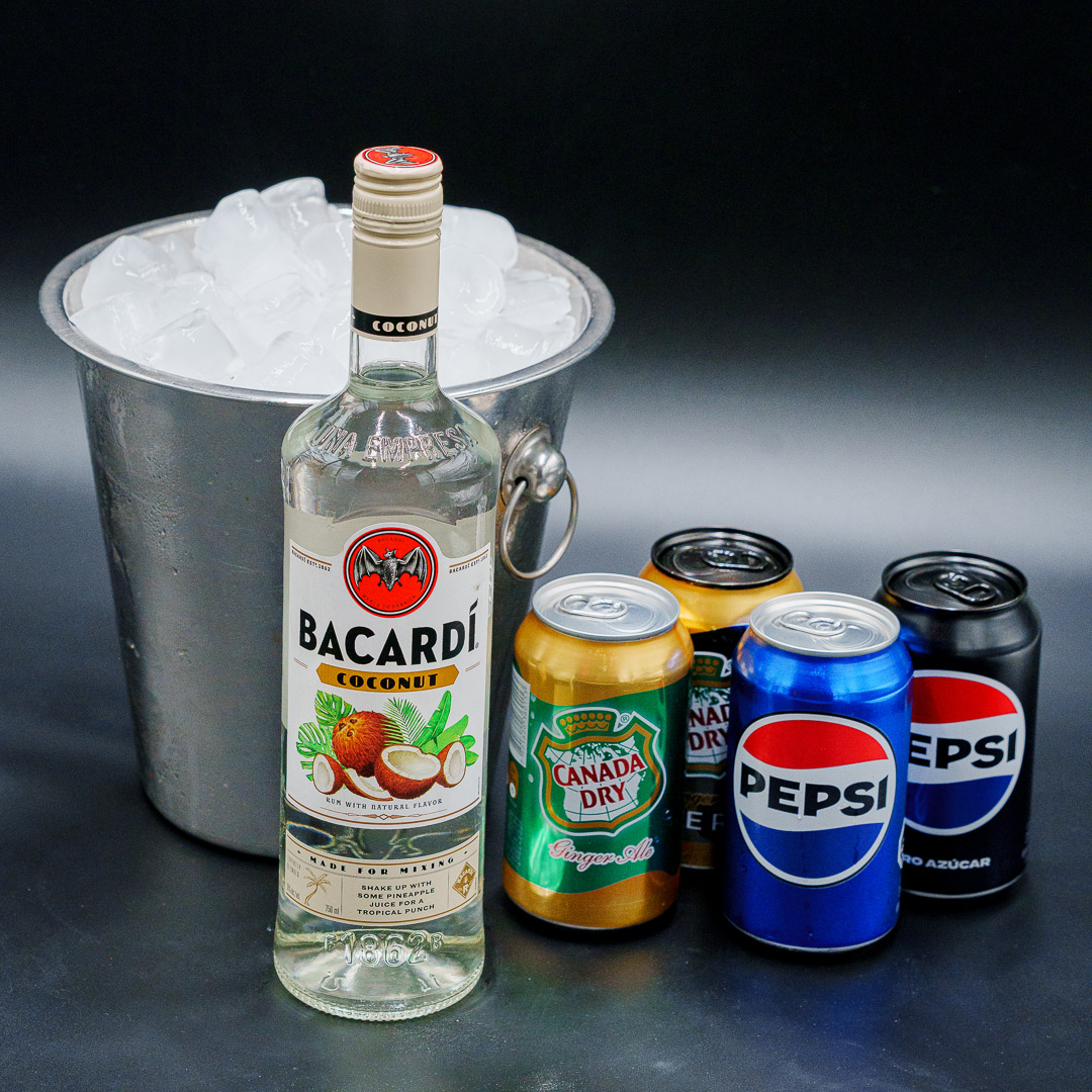 Bacardi Coconut en la carta de Liga Urbana